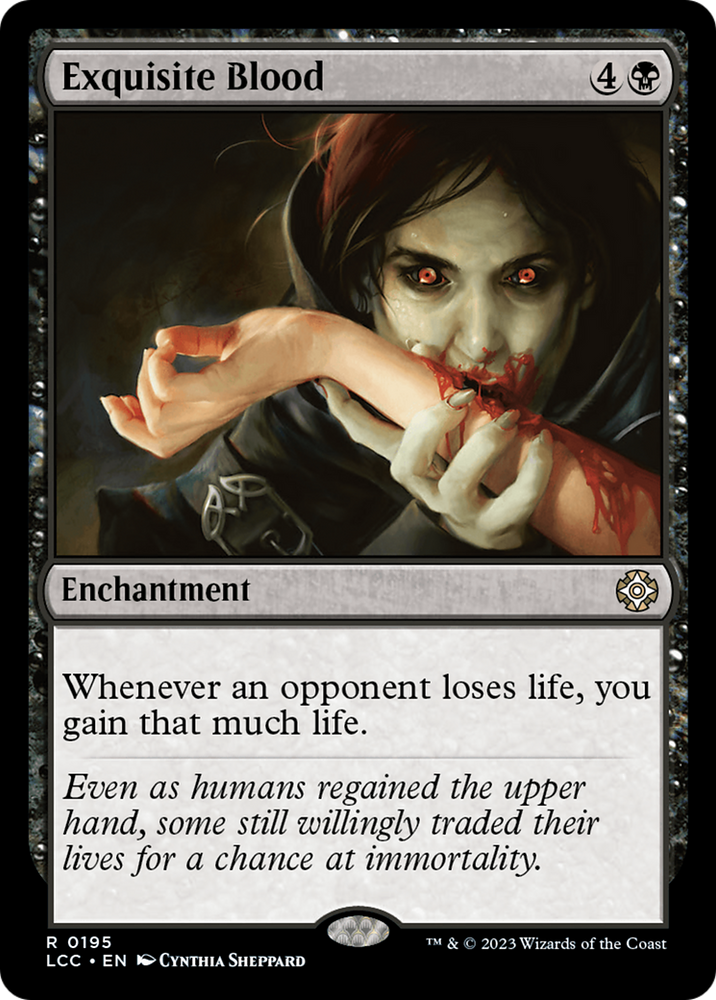Exquisite Blood [The Lost Caverns of Ixalan Commander] Magic: The Gathering
