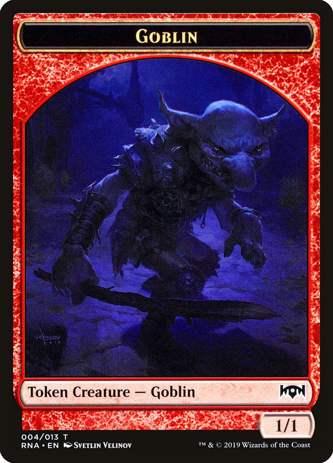 Goblin Token [Ravnica Allegiance Tokens] Magic: The Gathering