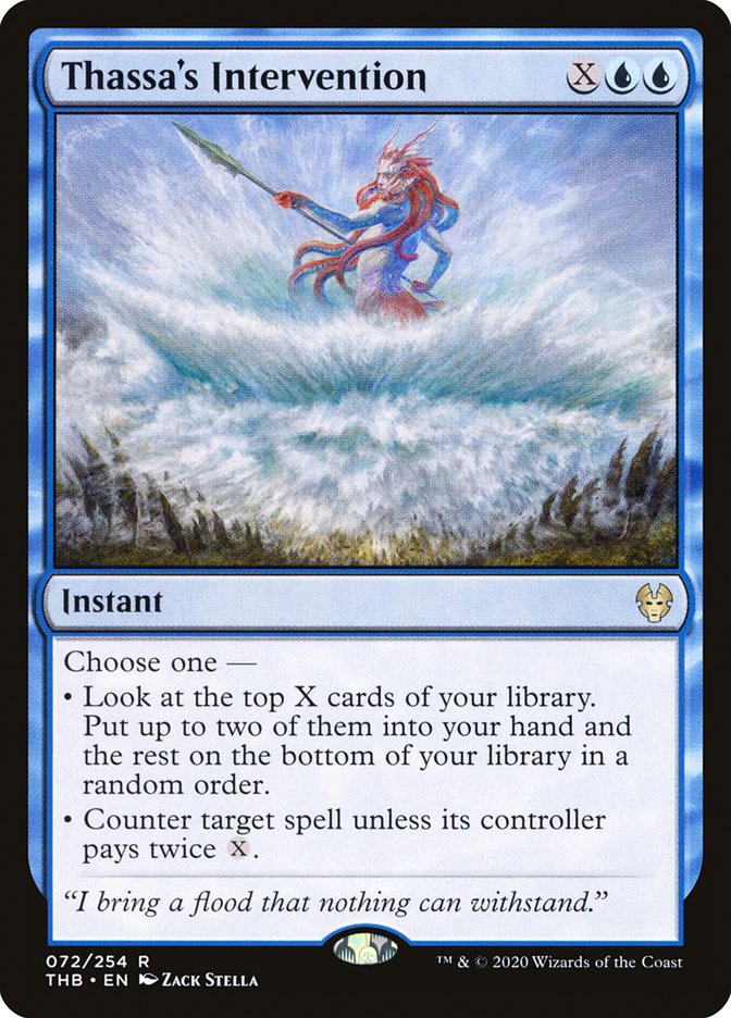 Thassa's Intervention [Theros Beyond Death] Magic: The Gathering