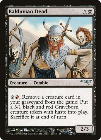 Balduvian Dead [Coldsnap Theme Decks] Magic: The Gathering