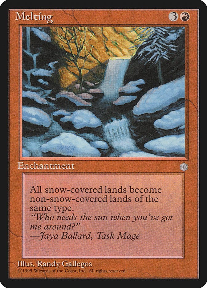 Melting [Ice Age] Magic: The Gathering