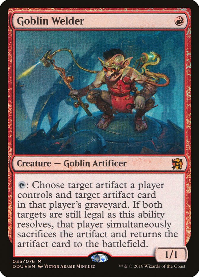 Goblin Welder [Duel Decks: Elves vs. Inventors] Magic: The Gathering