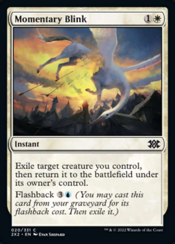 Momentary Blink [Double Masters 2022] Magic: The Gathering