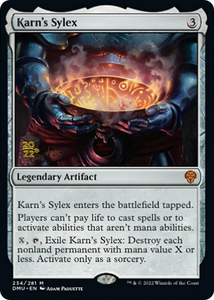 Karn's Sylex [Dominaria United Prerelease Promos] Magic: The Gathering