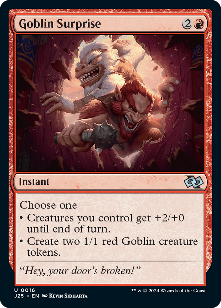 Goblin Surprise [Foundations Jumpstart] Magic: The Gathering