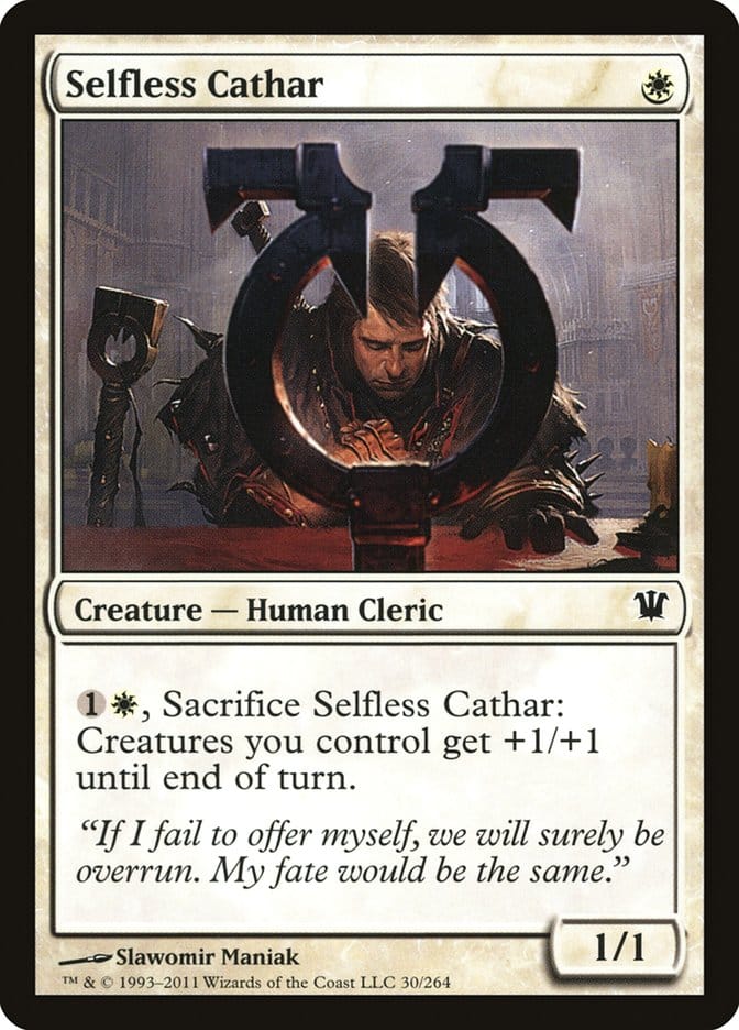 Selfless Cathar [Innistrad] Magic: The Gathering