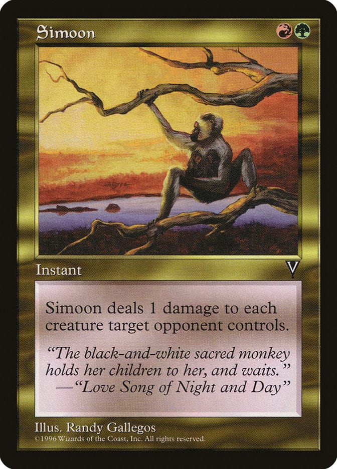Simoon [Visions] Magic: The Gathering