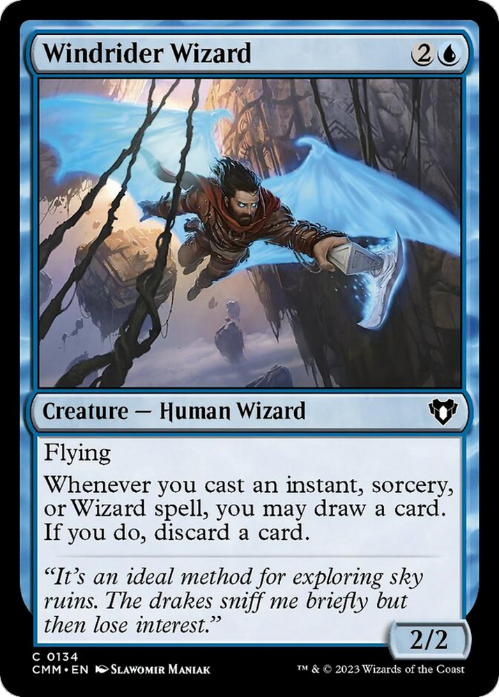 Windrider Wizard [Commander Masters] Magic: The Gathering