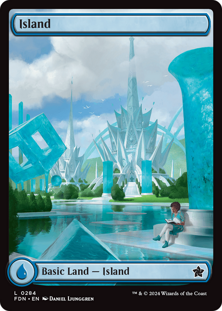 Island (0284) [Foundations] Magic: The Gathering