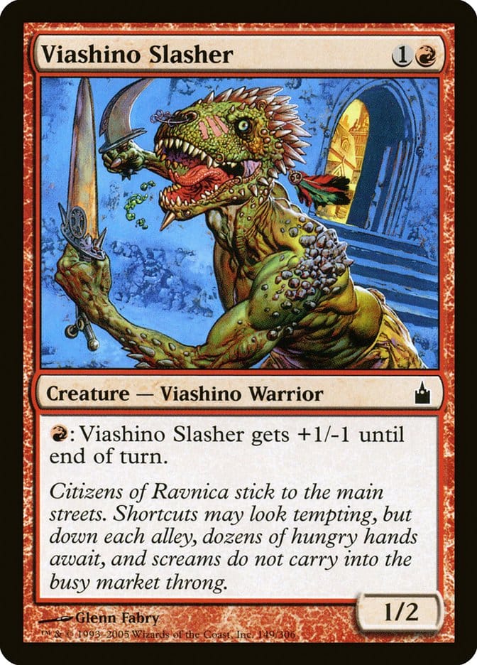 Viashino Slasher [Ravnica: City of Guilds] Magic: The Gathering