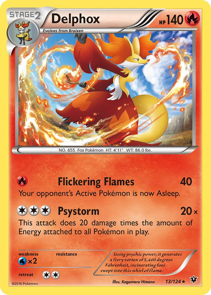 Delphox (13/124) (Theme Deck Exclusive) [XY: Fates Collide] Pokémon