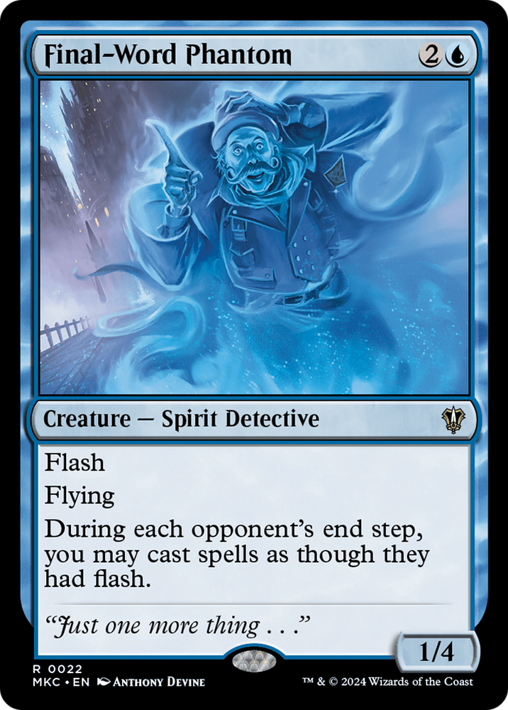 Final-Word Phantom [Murders at Karlov Manor Commander] Magic: The Gathering