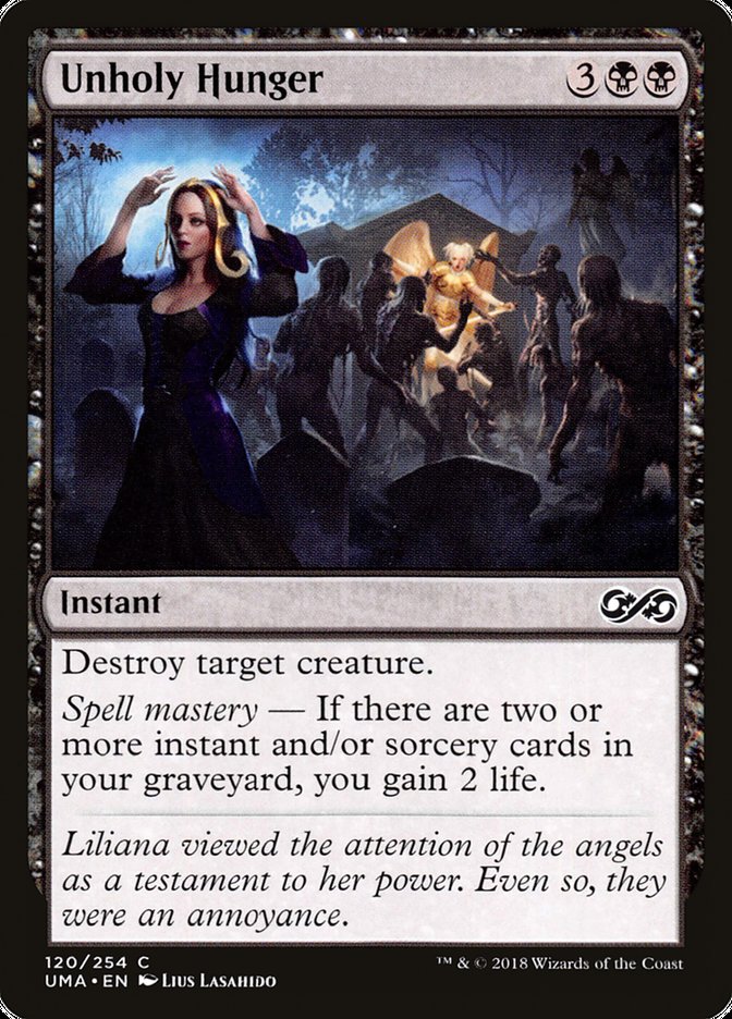 Unholy Hunger [Ultimate Masters] Magic: The Gathering