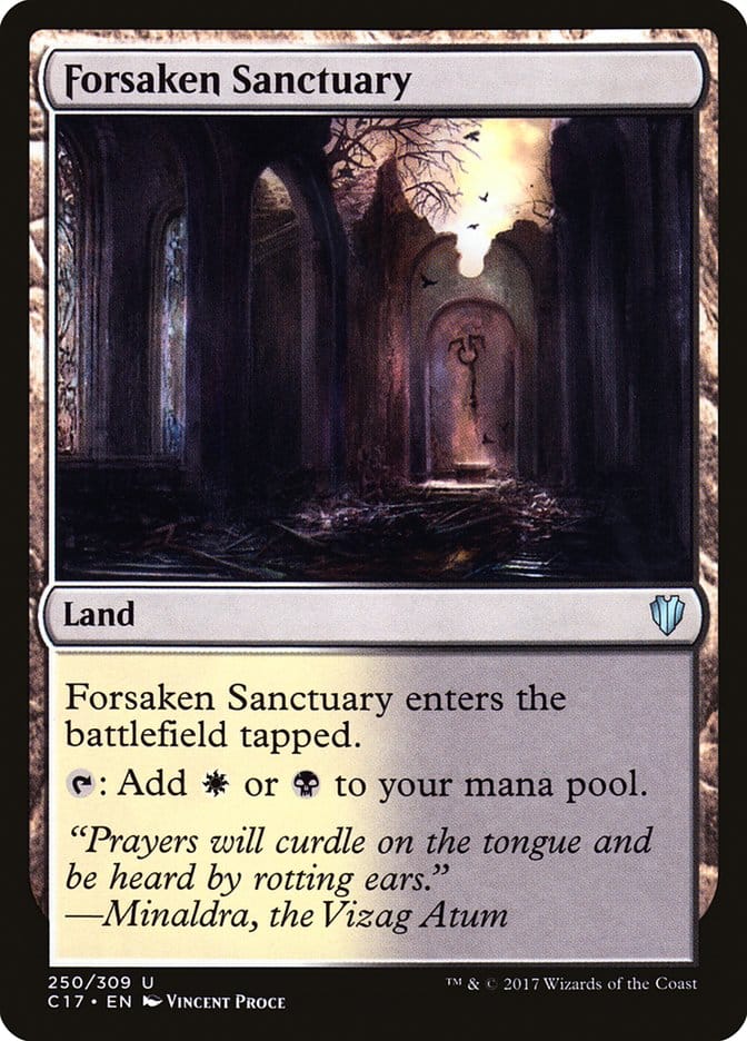 Forsaken Sanctuary [Commander 2017] Magic: The Gathering