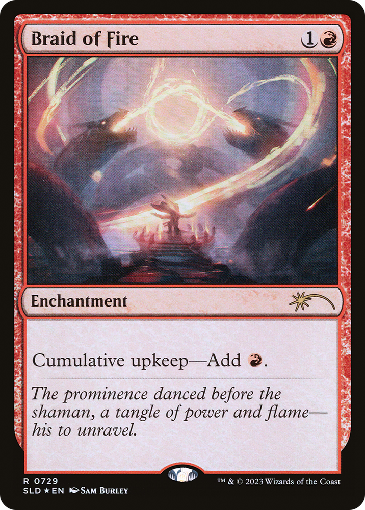 Braid of Fire (729) [Secret Lair Drop Promos] Magic: The Gathering
