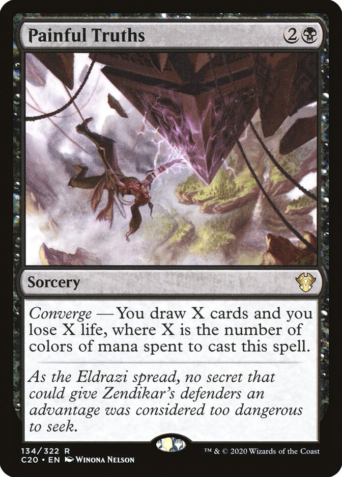 Painful Truths [Commander 2020] Magic: The Gathering