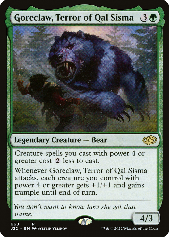 Goreclaw, Terror of Qal Sisma [Jumpstart 2022] Magic: The Gathering