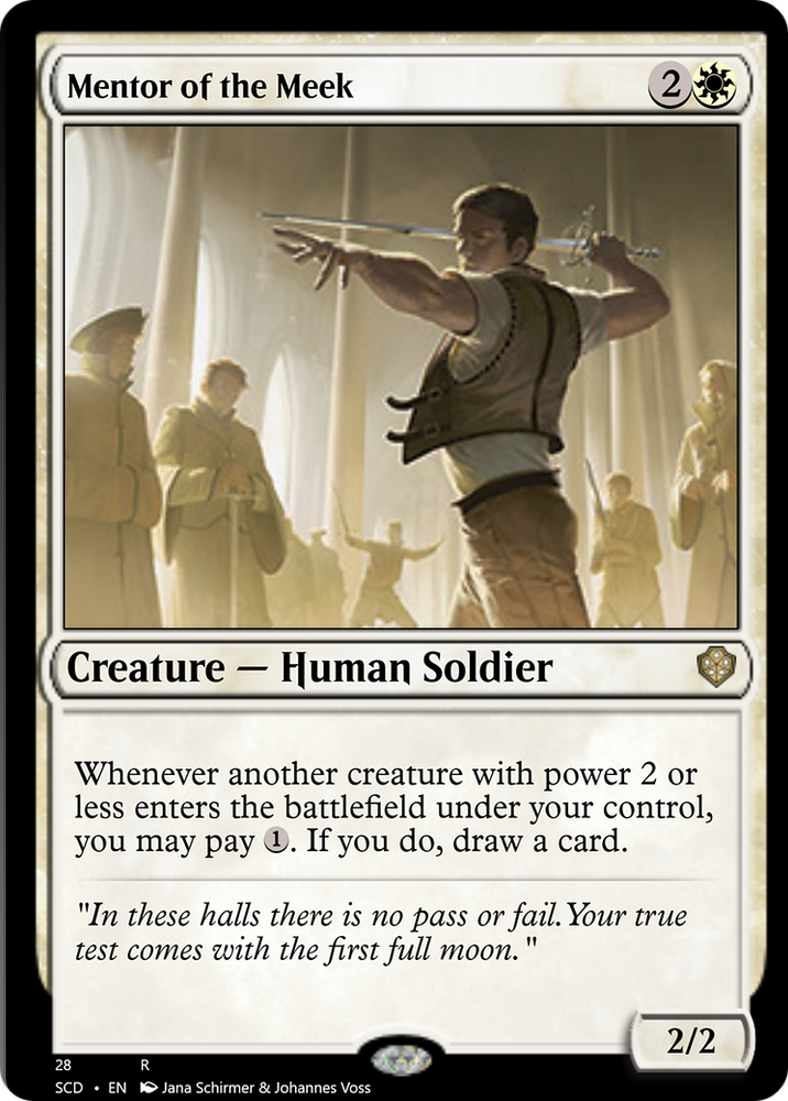 Mentor of the Meek [Starter Commander Decks] Magic: The Gathering