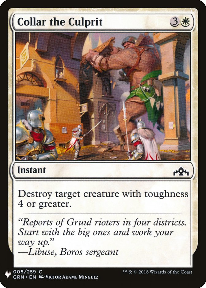 Collar the Culprit [Mystery Booster] Magic: The Gathering