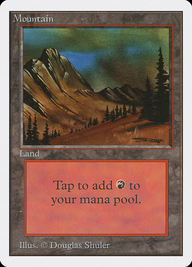 Mountain (299) [Unlimited Edition] Magic: The Gathering