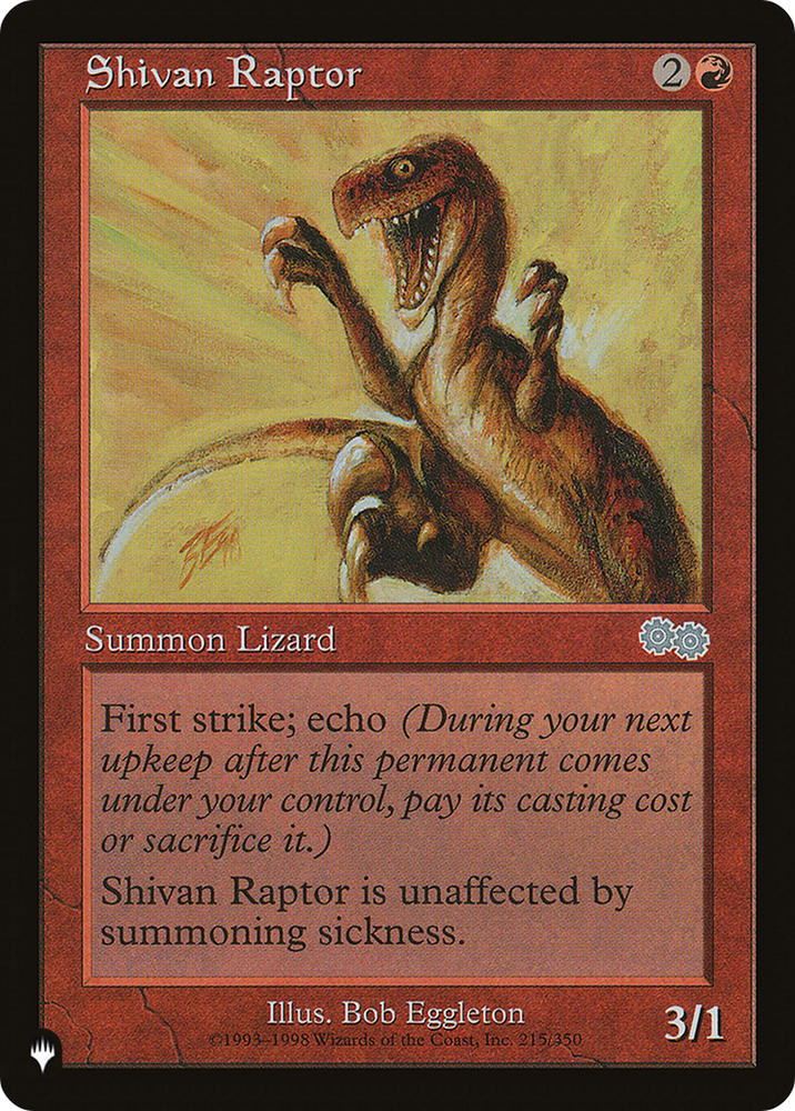 Shivan Raptor [The List] Magic: The Gathering