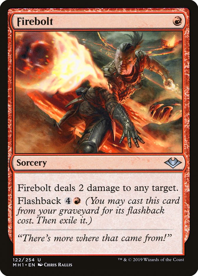 Firebolt [Modern Horizons] Magic: The Gathering