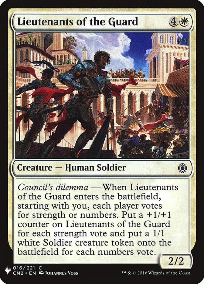 Lieutenants of the Guard [Mystery Booster] Magic: The Gathering