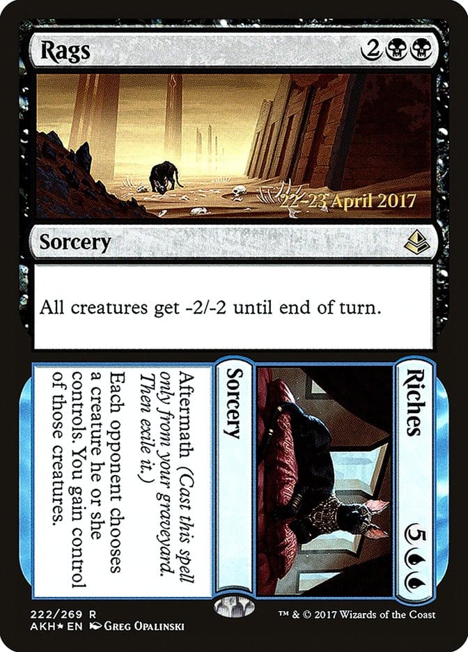 Rags // Riches [Amonkhet Prerelease Promos] Magic: The Gathering