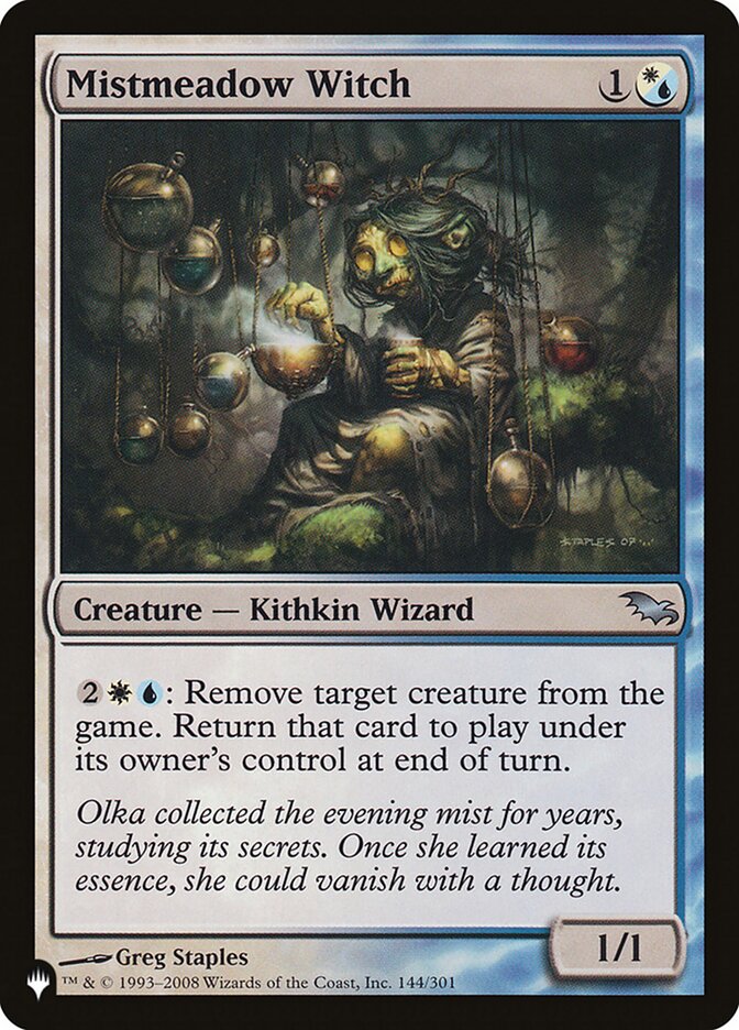 Mistmeadow Witch [The List] Magic: The Gathering