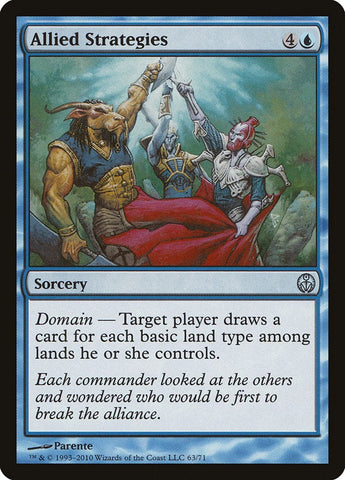 Allied Strategies [Duel Decks: Phyrexia vs. the Coalition] Magic: The Gathering