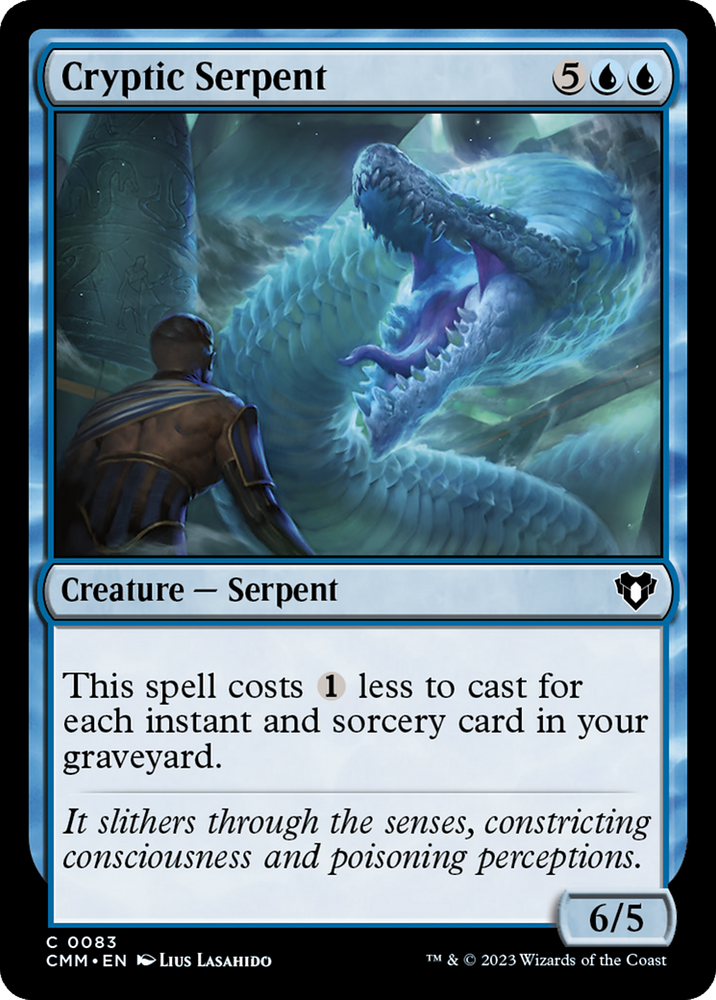 Cryptic Serpent [Commander Masters] Magic: The Gathering