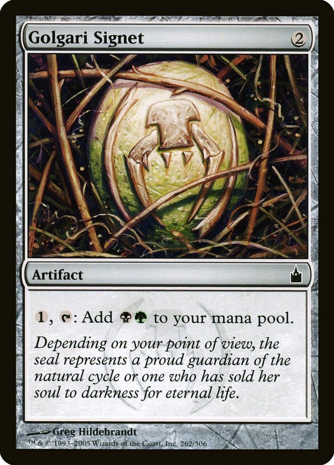 Golgari Signet [Ravnica: City of Guilds] Magic: The Gathering