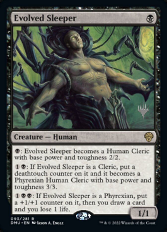 Evolved Sleeper (Promo Pack) [Dominaria United Promos] Magic: The Gathering
