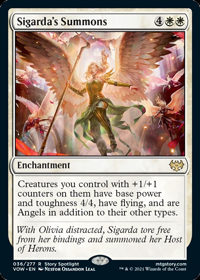 Sigarda's Summons [Innistrad: Crimson Vow] Magic: The Gathering