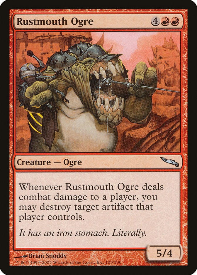 Rustmouth Ogre [Mirrodin] Magic: The Gathering
