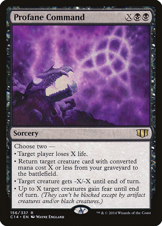 Profane Command [Commander 2014] Magic: The Gathering