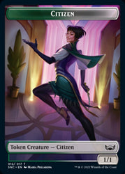 Devil // Citizen Double-Sided Token [Streets of New Capenna Tokens] Magic: The Gathering
