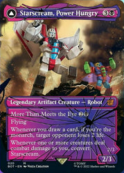 Starscream, Power Hungry // Starscream, Seeker Leader (Shattered Glass) [Transformers] Magic: The Gathering