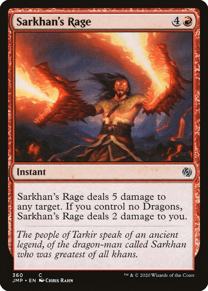 Sarkhan's Rage [Jumpstart] Magic: The Gathering