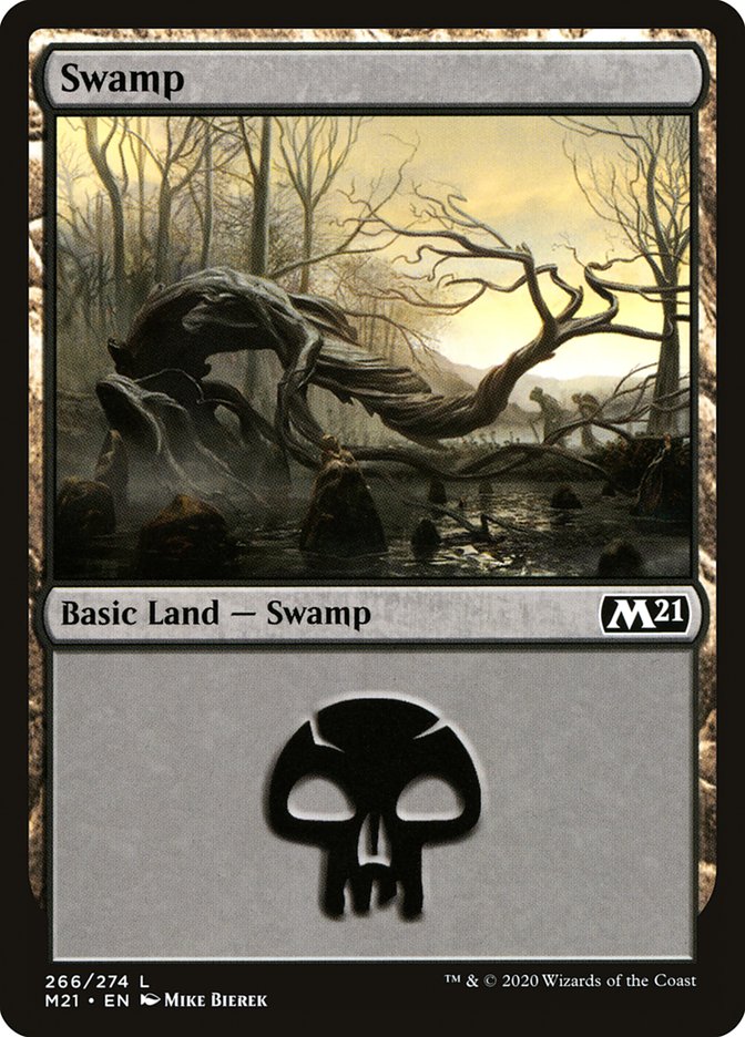 Swamp (266) [Core Set 2021] Magic: The Gathering