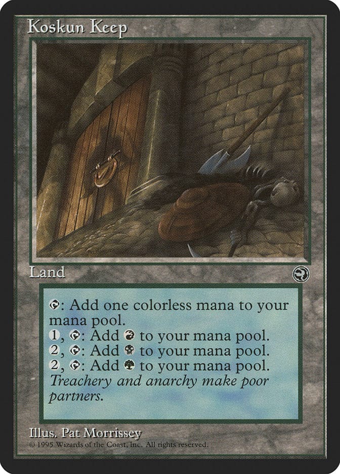 Koskun Keep [Homelands] Magic: The Gathering