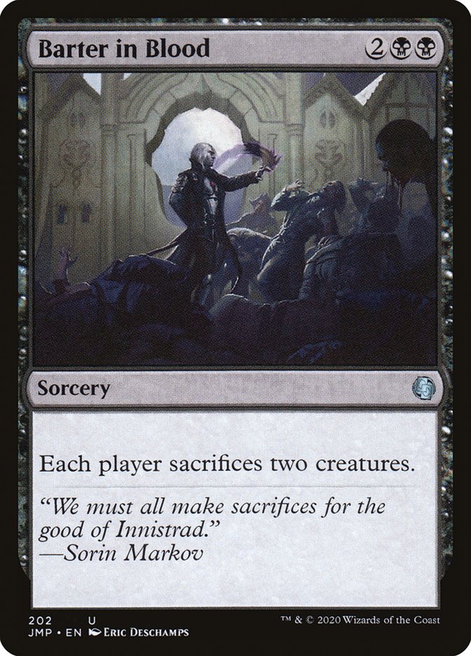 Barter in Blood [Jumpstart] Magic: The Gathering