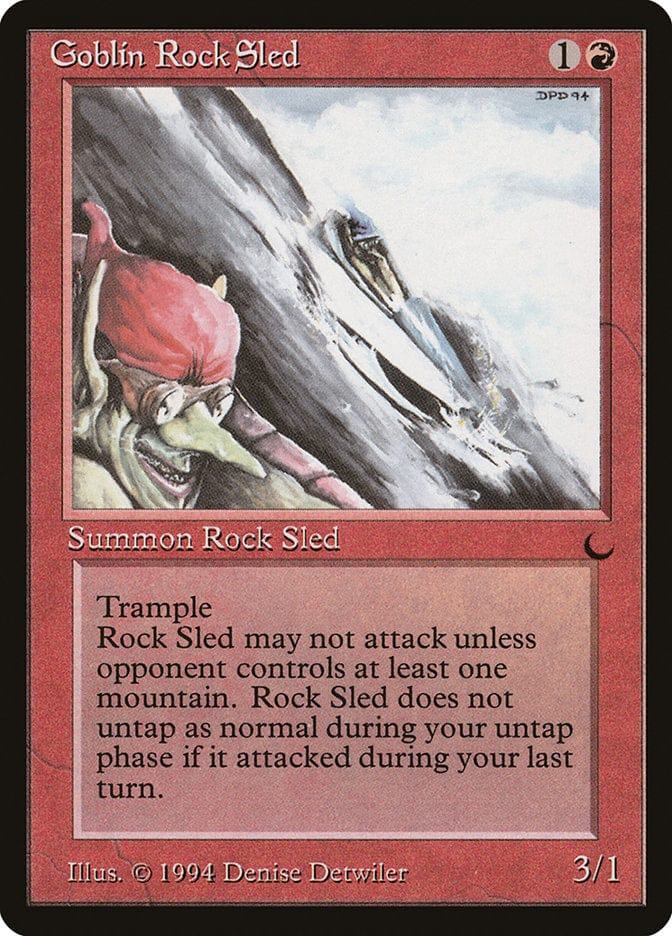 Goblin Rock Sled [The Dark] Magic: The Gathering