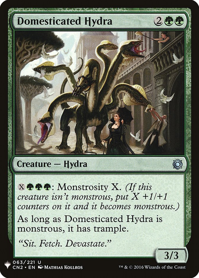 Domesticated Hydra [Mystery Booster] Magic: The Gathering