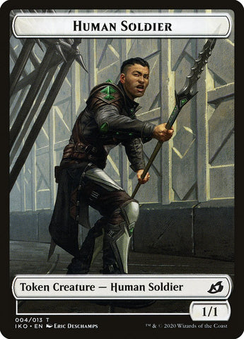Cat // Human Soldier (004) Double-Sided Token [Ikoria: Lair of Behemoths Tokens] Magic: The Gathering