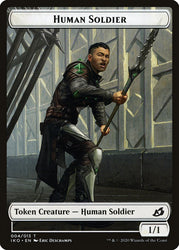 Cat Bird // Human Soldier (004) Double-Sided Token [Ikoria: Lair of Behemoths Tokens] Magic: The Gathering