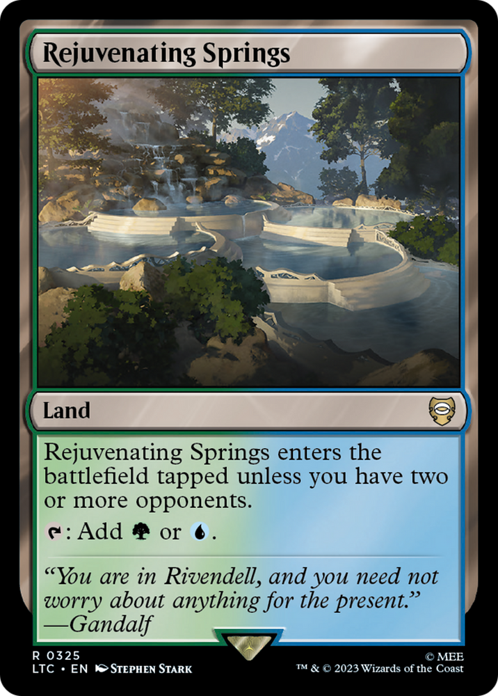 Rejuvenating Springs [The Lord of the Rings: Tales of Middle-Earth Commander] Magic: The Gathering