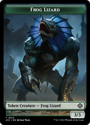 Frog Lizard // Merfolk (0003) Double-Sided Token [The Lost Caverns of Ixalan Commander Tokens] Magic: The Gathering