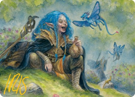 Feywild Trickster Art Card (Gold-Stamped Signature) [Dungeons & Dragons: Adventures in the Forgotten Realms Art Series] Magic: The Gathering