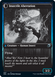 Delver of Secrets // Insectile Aberration [Innistrad: Double Feature] Magic: The Gathering